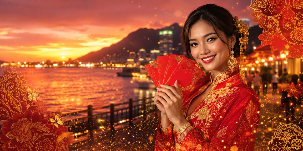 Rekaan amplop merah bagi promosi jackpot musim perayaan di f45